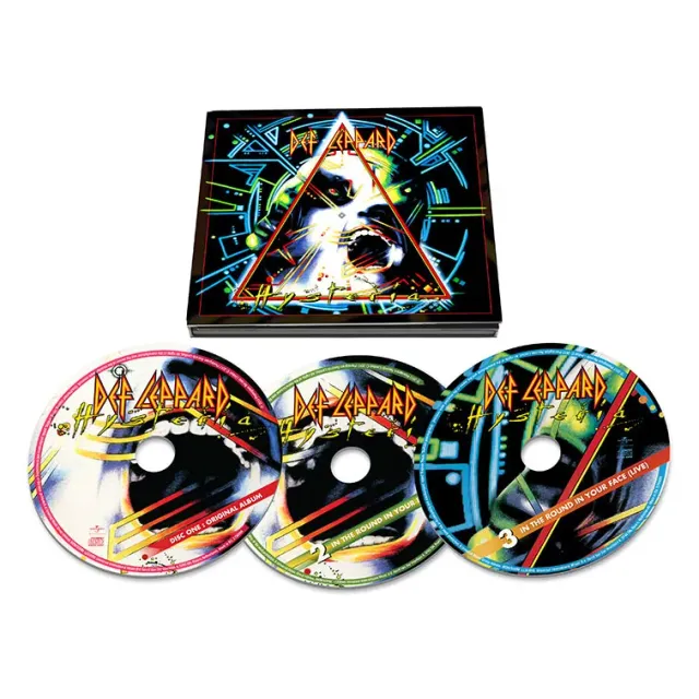 EMI Hysteria Deluxe 3CD coffret CD live remasterisé