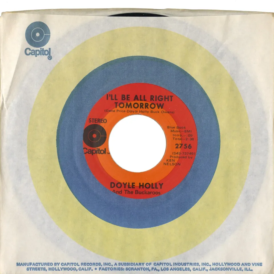 Omnivore Recordings I’ll Be All Right Tomorrow 45 tours Doyle Holly