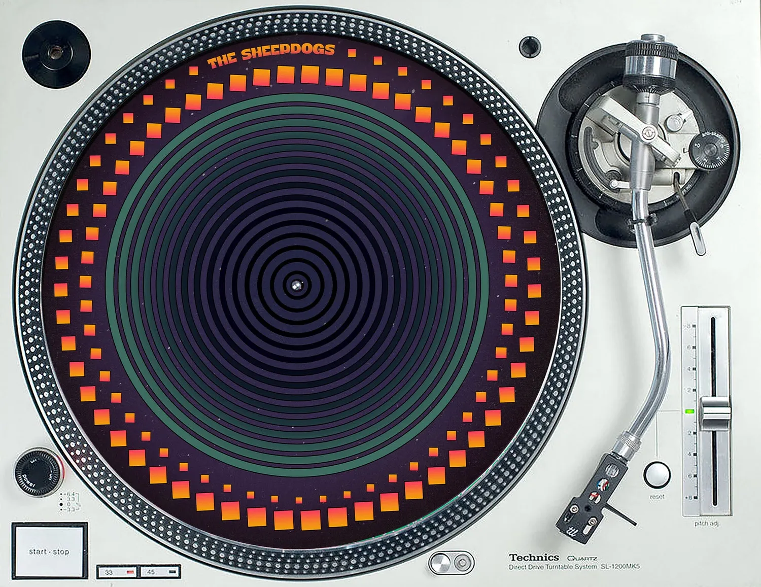 Sheepdogs Recording Co Outta Sight Felt Slipmat feutrine
