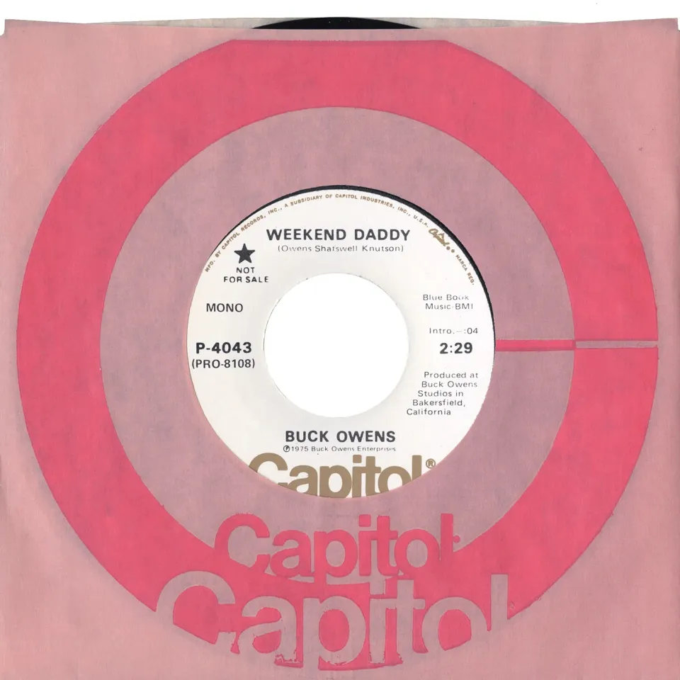Omnivore Recordings Buck Owens Weekend Daddy vinyle 7 pouces
