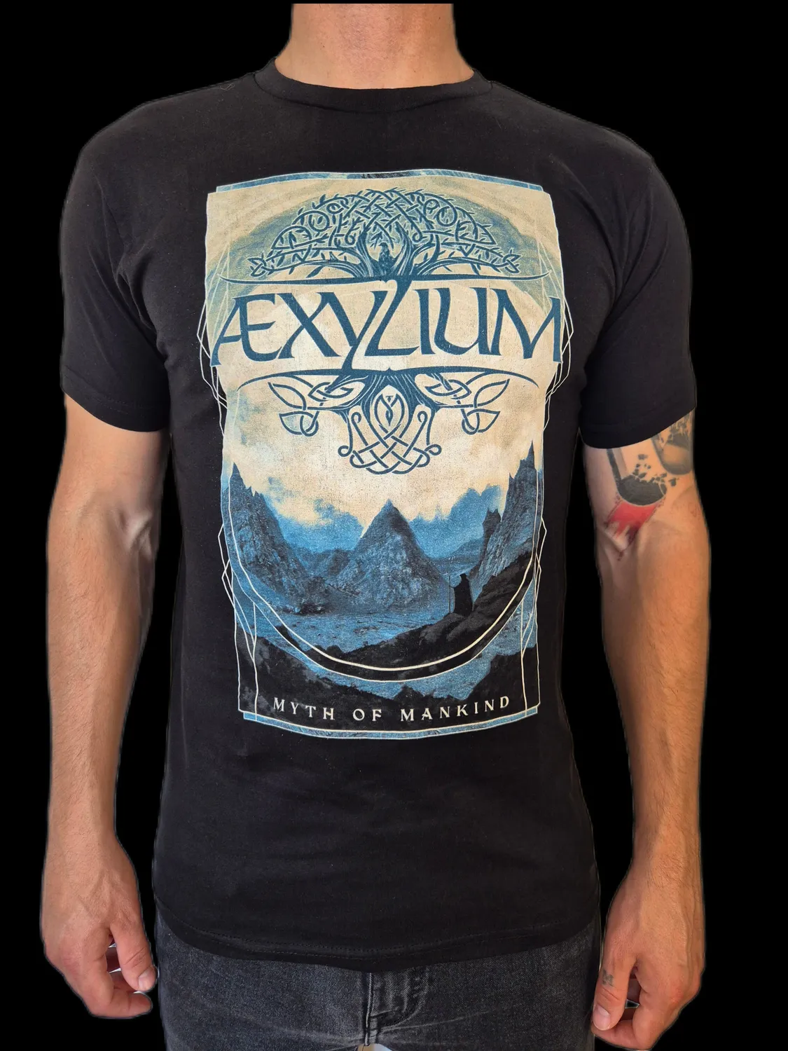 Aexylium Myth Of Mankind T-shirt metal coton