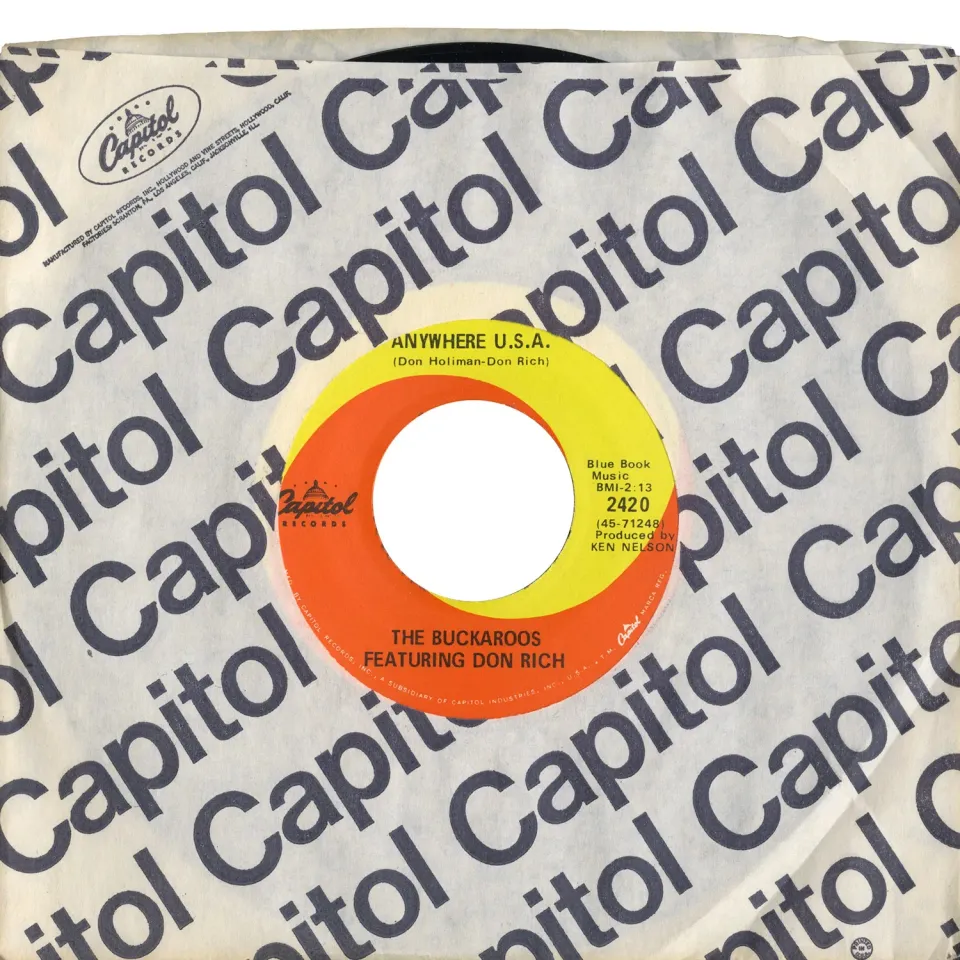 The Buckaroos Anywhere U.S.A. vinyle 7" vintage