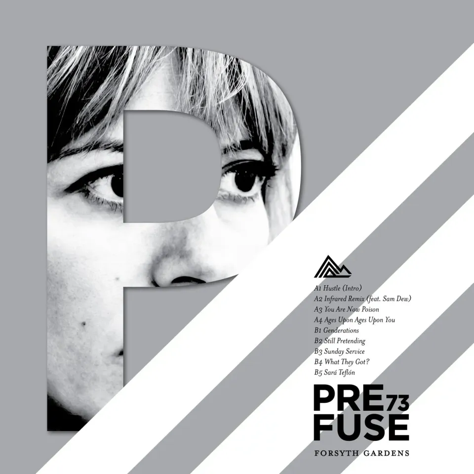 Prefuse 73 Forsyth Gardens vinyle LP noir MP3 inclus