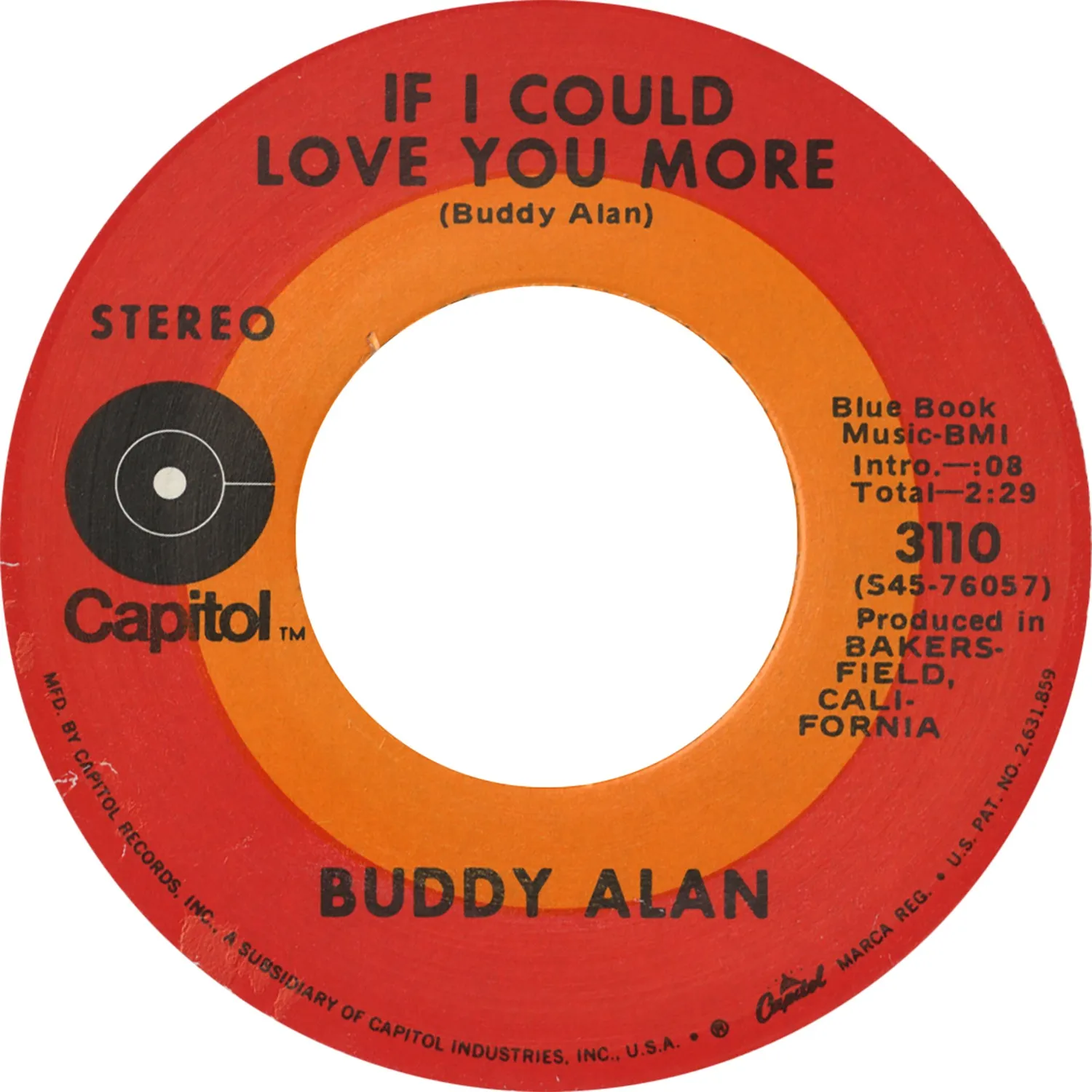 Omnivore Recordings Buddy Alan Fishin On Mississippi vinyle 7"