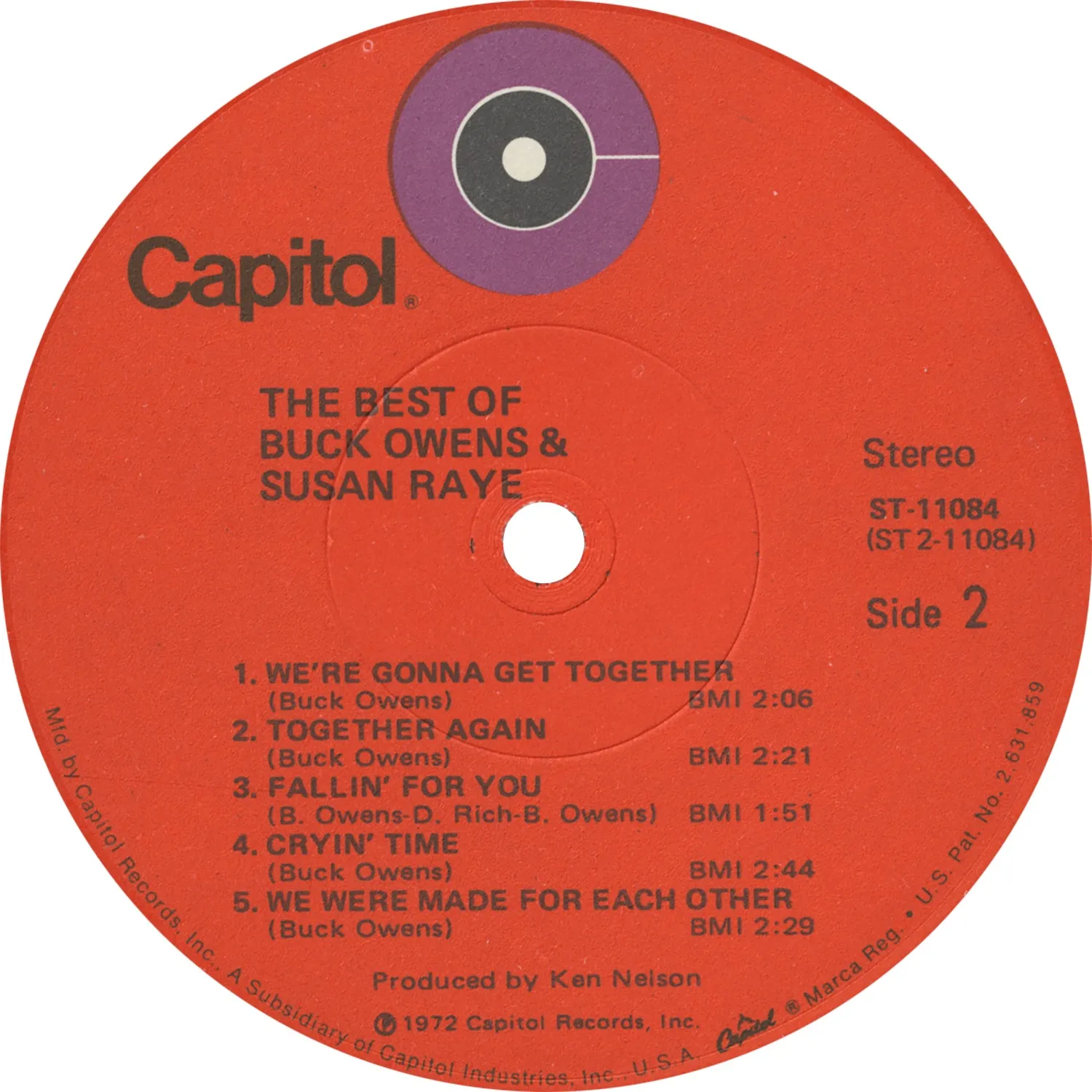 Omnivore Buck Owens Susan Raye Best Of Vinyle vintage scellé