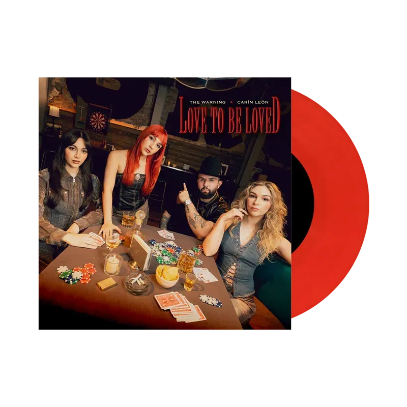 The Warning Love To Be Loved 45 tours 7" rouge rock