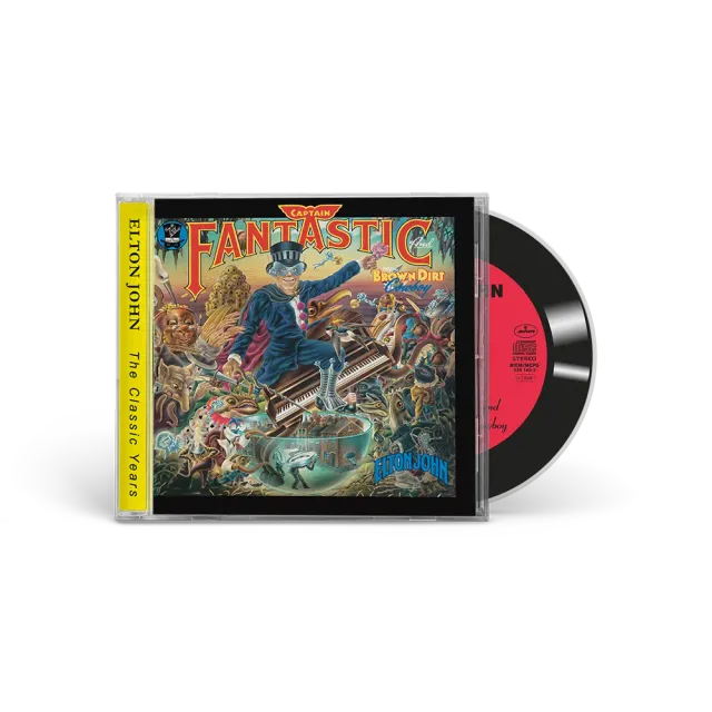 EMI Elton John Captain Fantastic CD album 1975