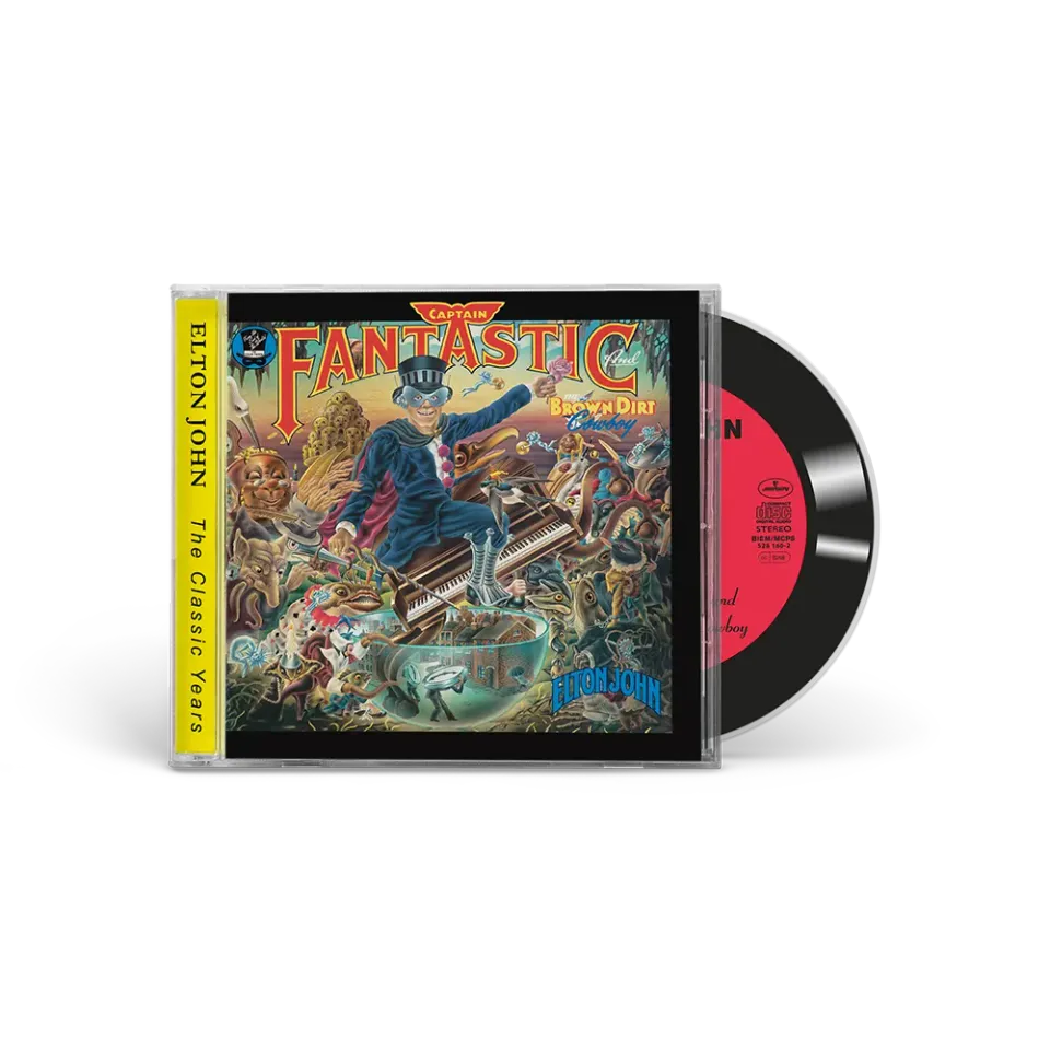 EMI Elton John Captain Fantastic CD album 1975