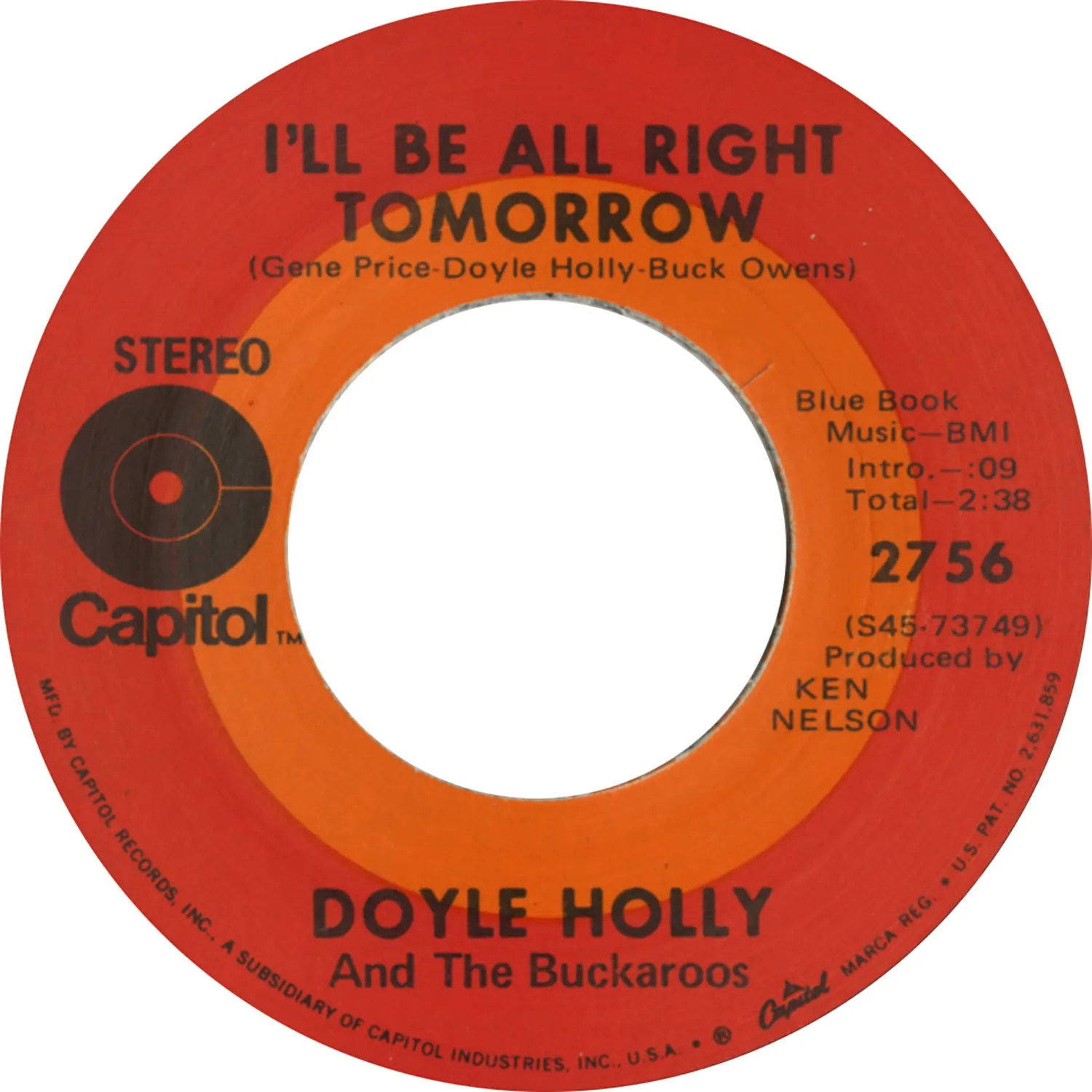 Omnivore Recordings I’ll Be All Right Tomorrow 45 tours Doyle Holly