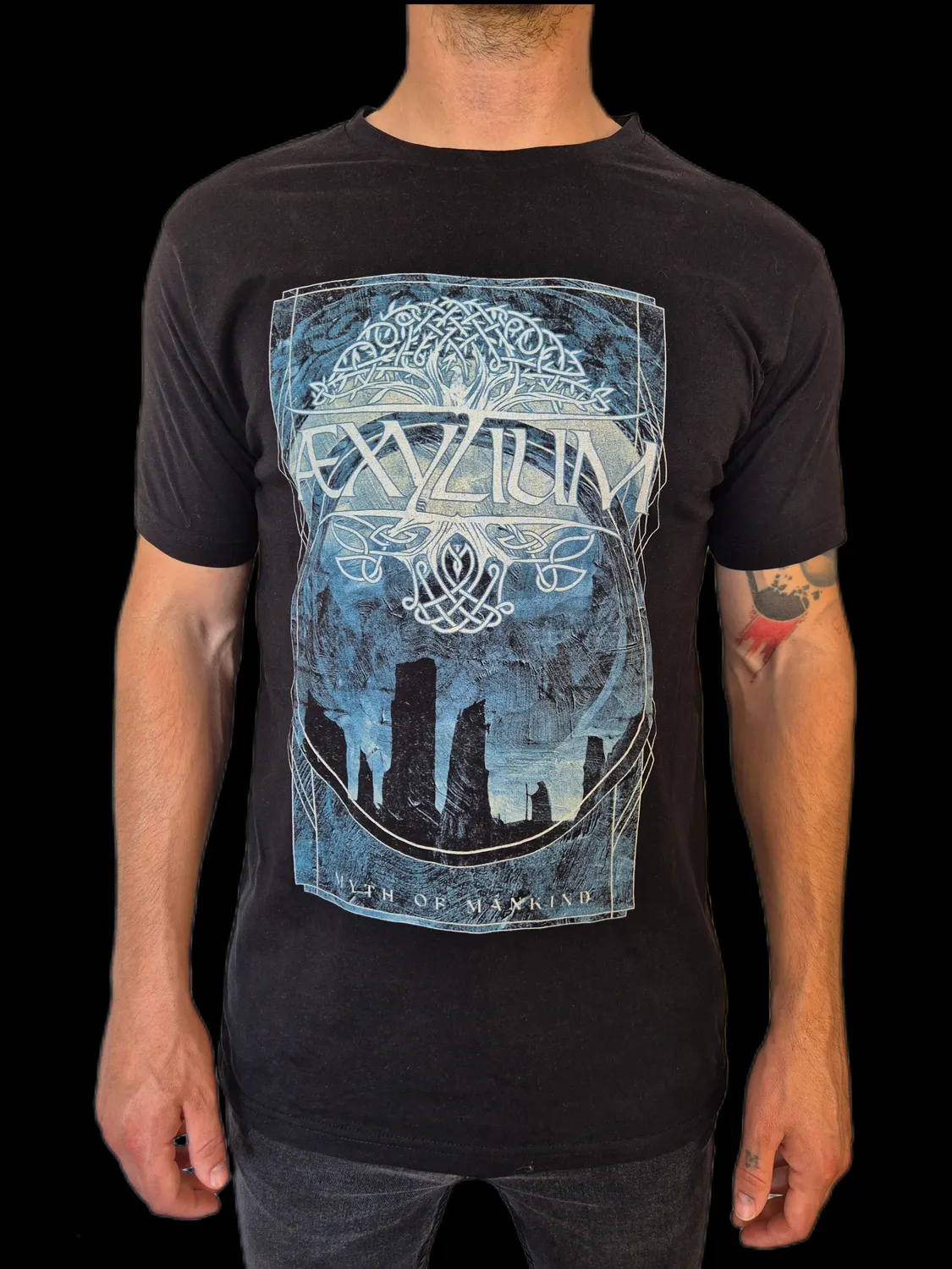 Aexylium Myth Of Mankind t-shirt bleu taille M