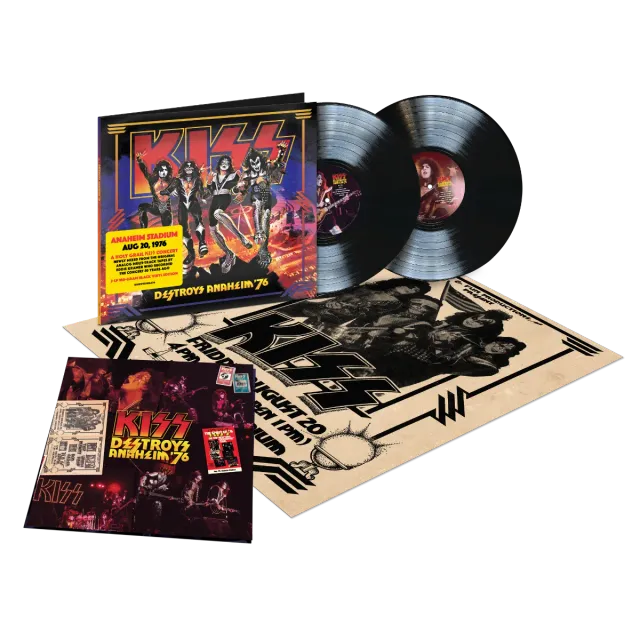 EMI KISS Destroys Anaheim 76 double vinyle live