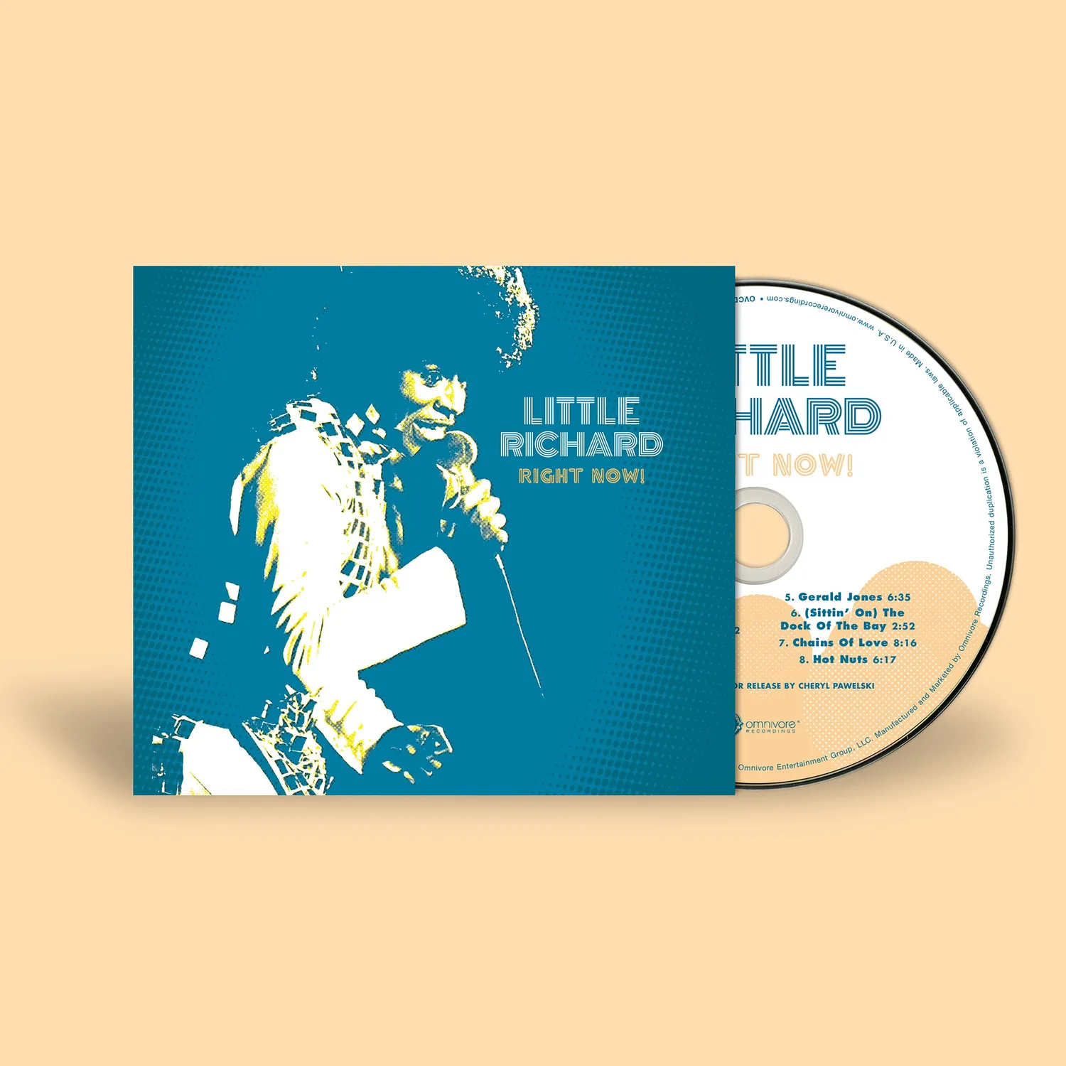 Omnivore Recordings Little Richard Right Now! CD réédition 1973