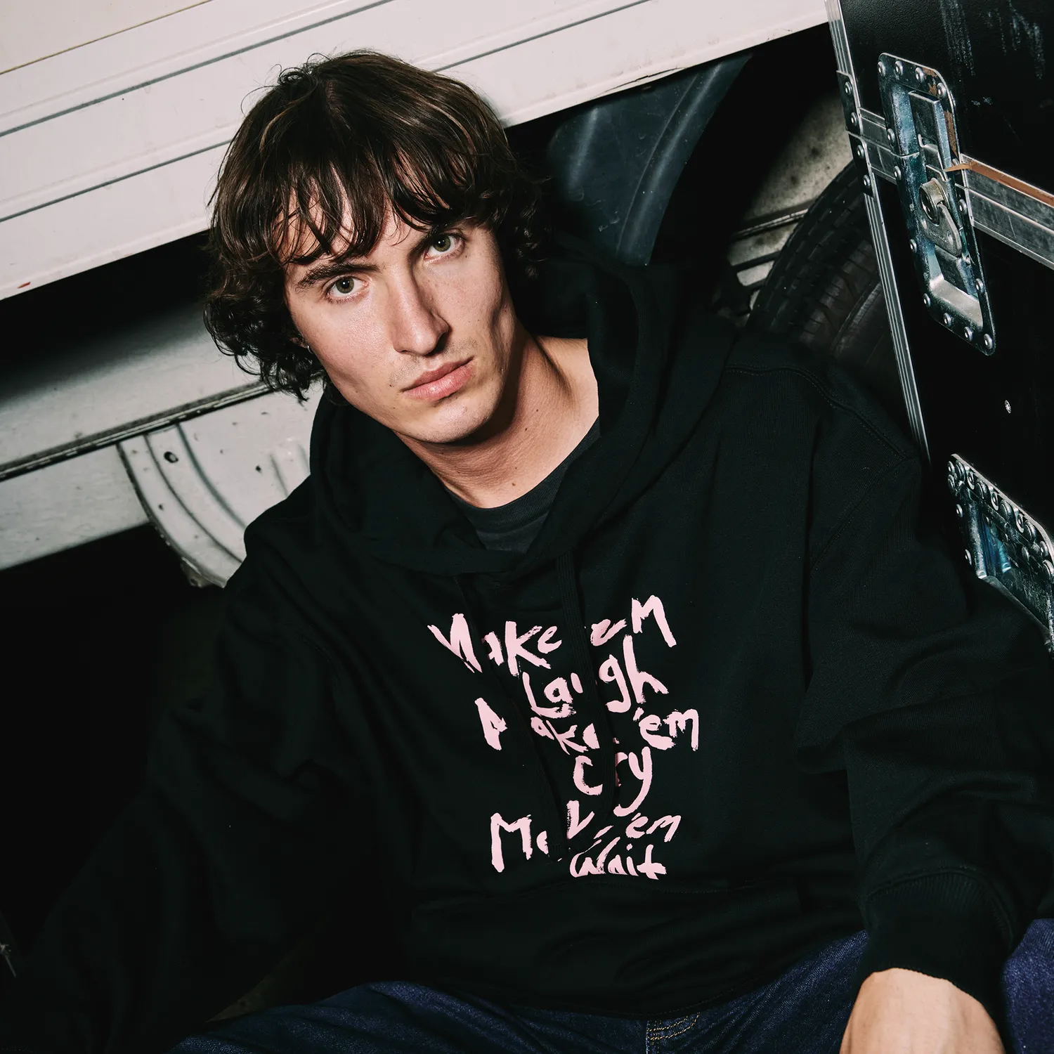 EMI Make Em Laugh hoodie noir coton bio