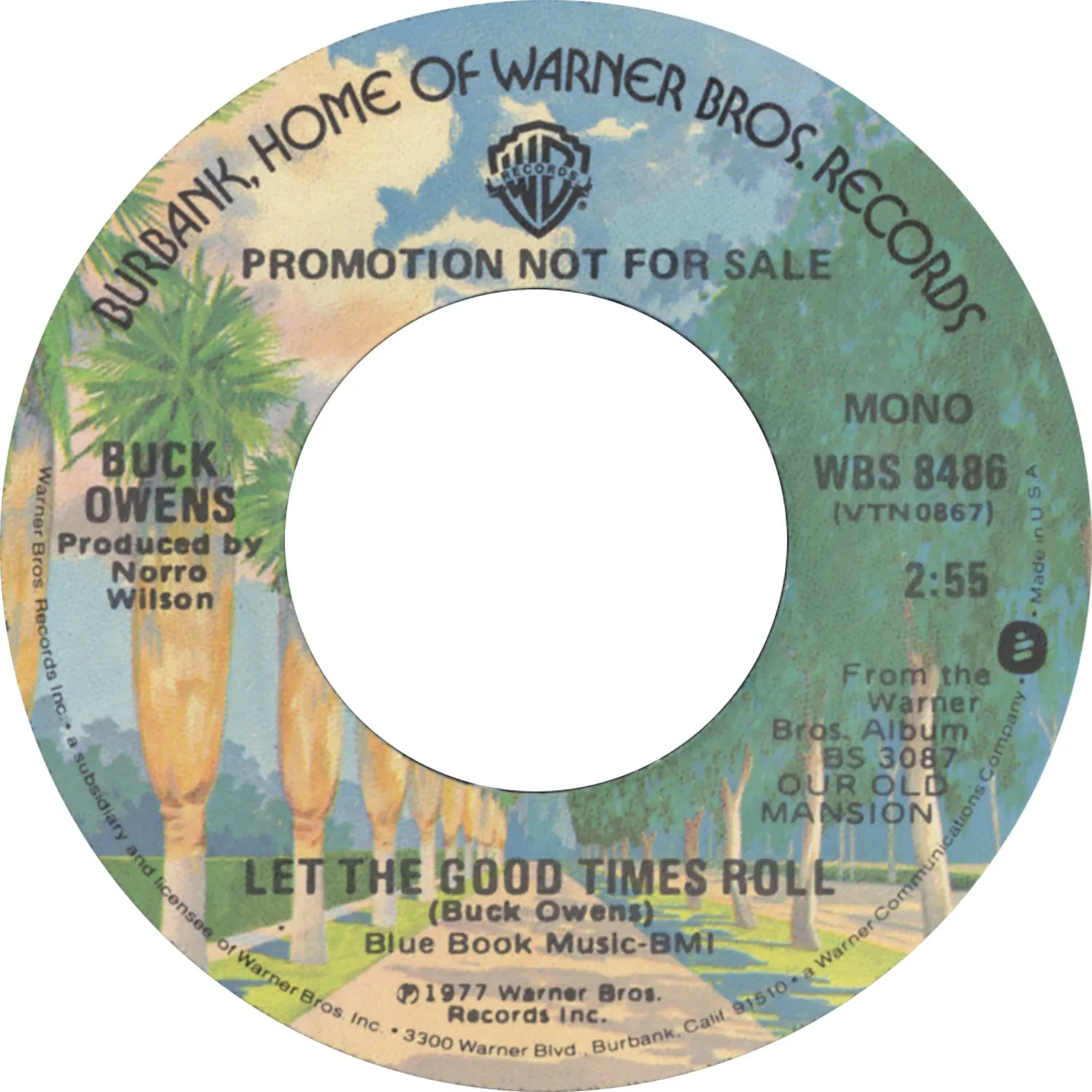 Omnivore Let The Good Times Roll Buck Owens vinyle 7" vintage