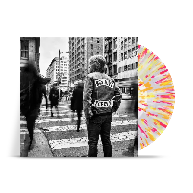 EMI Bon Jovi Forever vinyle sunburst splatter LP