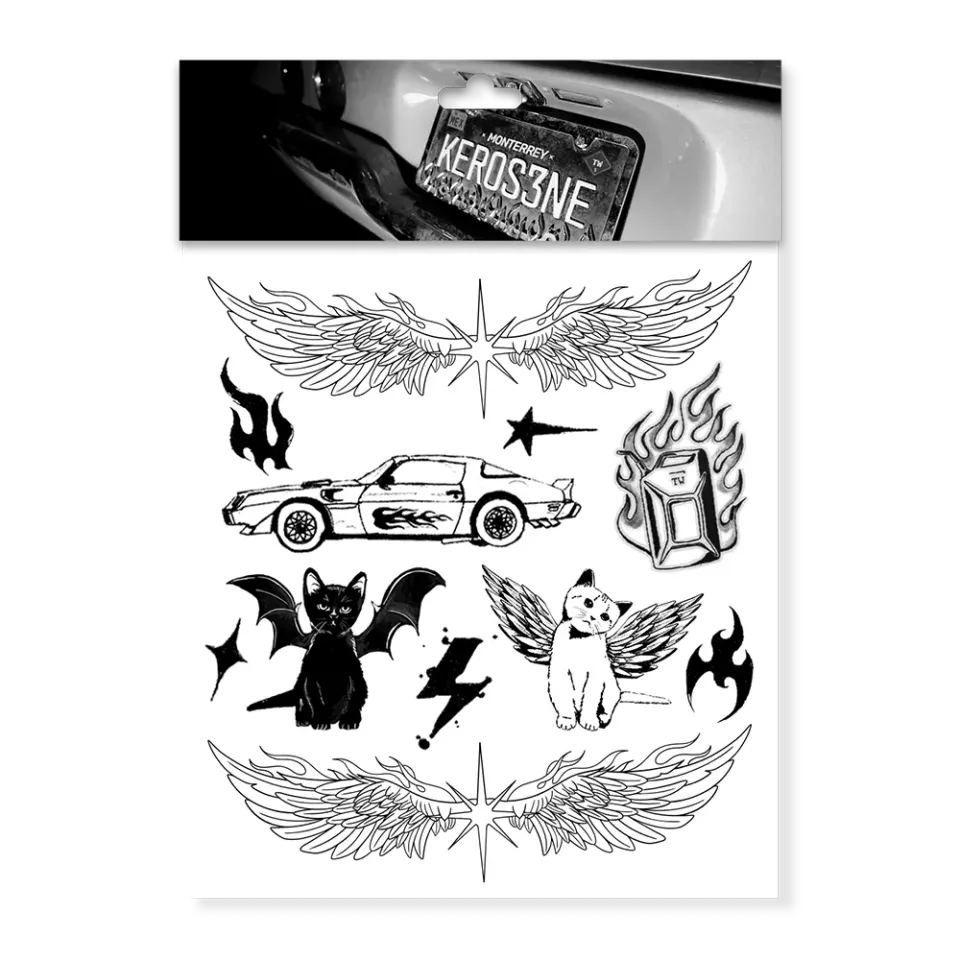 EMI Kerosene tatouages temporaires pack