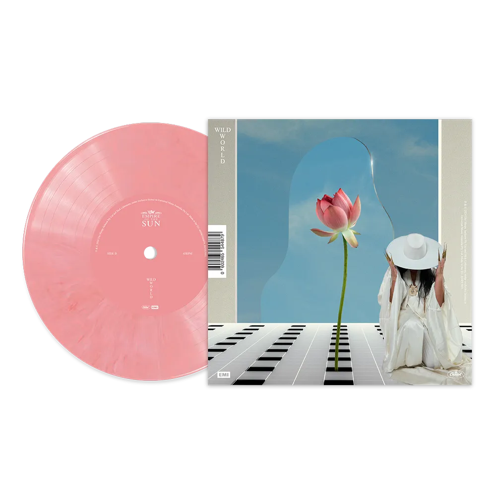 EMI Cherry Blossom single vinyle 7 pouces rose limité