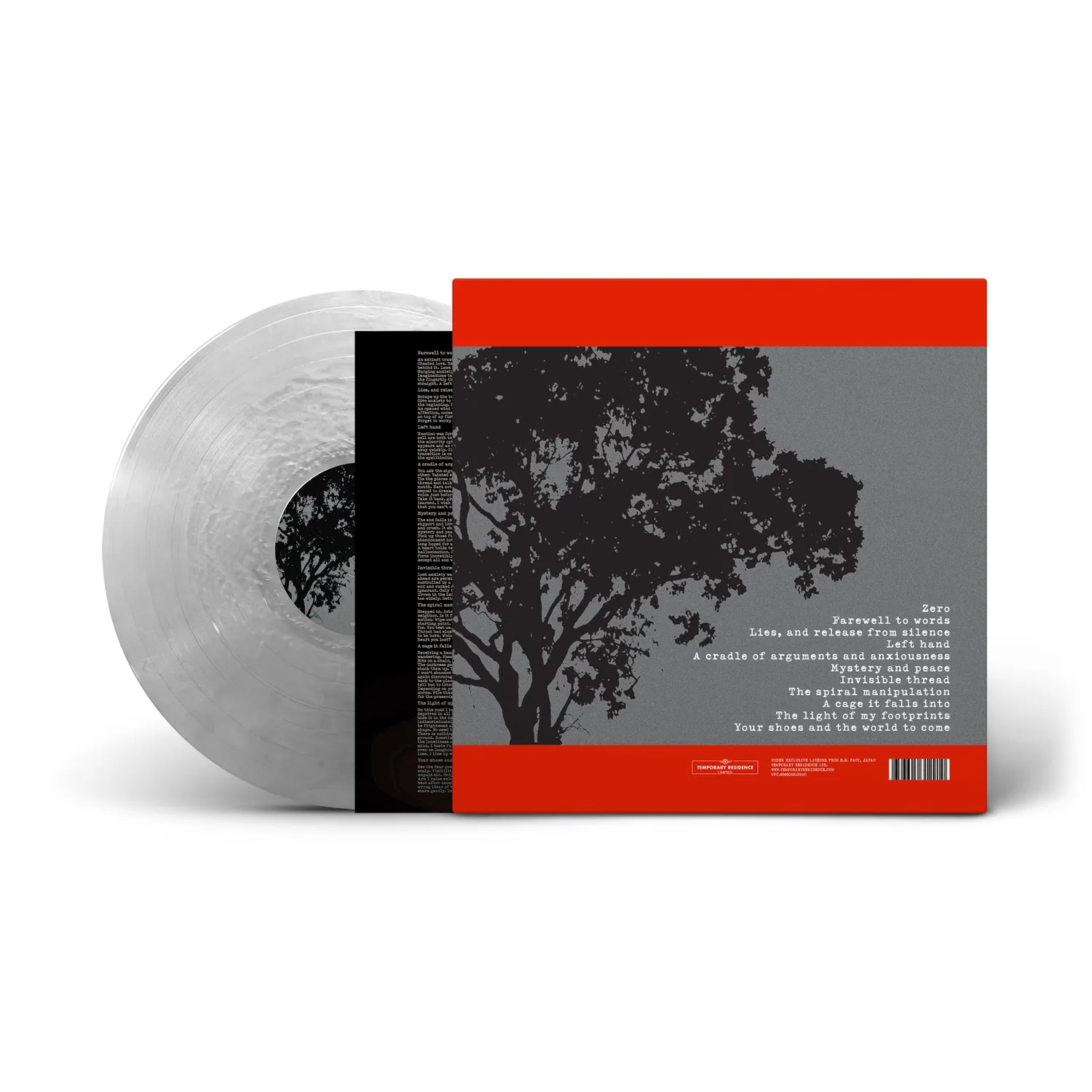 Envy All The Footprints You've Ever Left Vinyle Argent Nacré