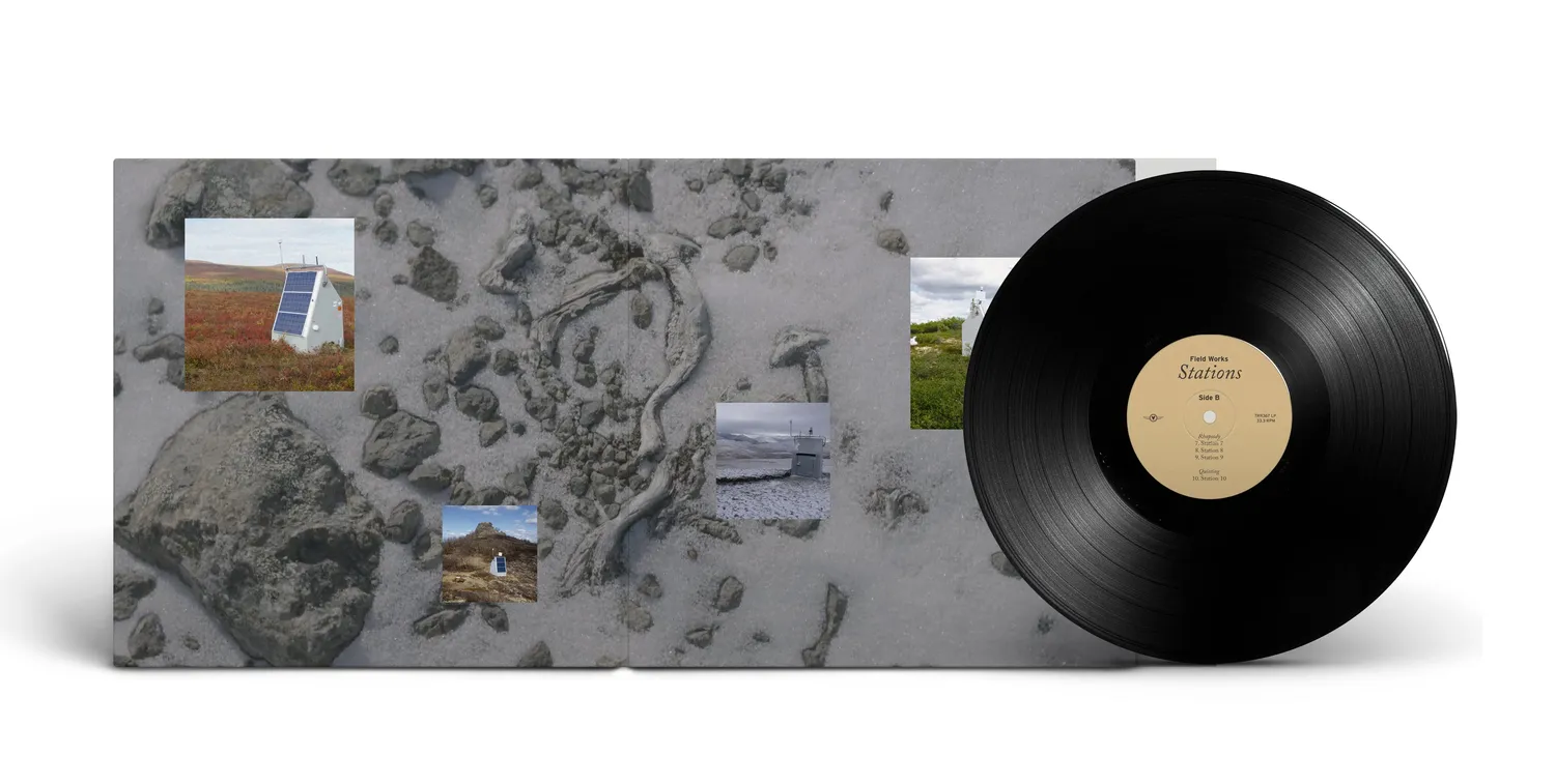 Temporary Residence Field Works Stations vinyle noir expérimental