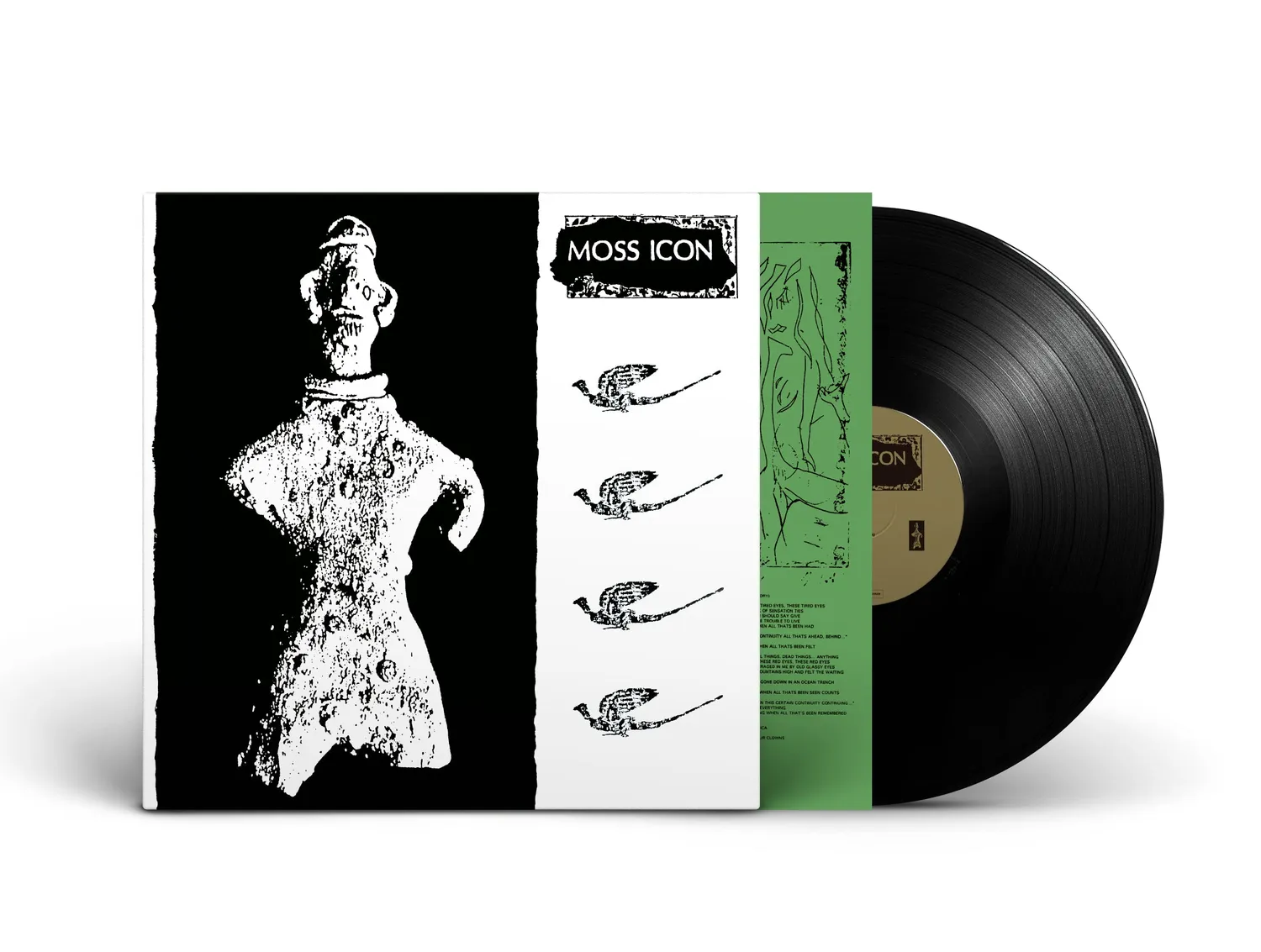 Moss Icon Lyburnum Wits End Liberation Fly vinyle LP blanc transparent