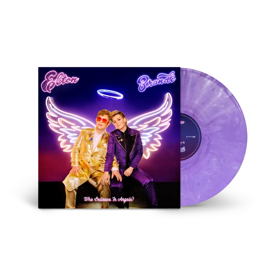 EMI Who Believes In Angels Vinyle violet marbré