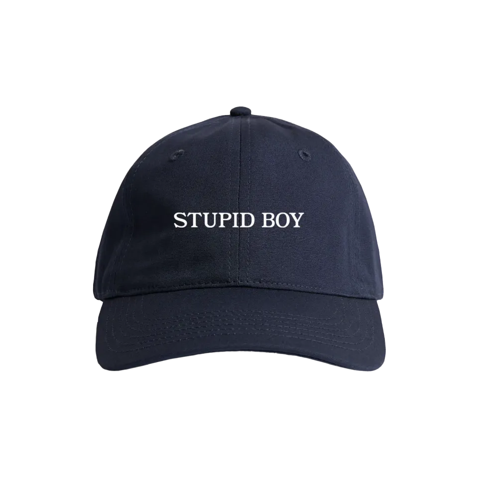 EMI Stupid Boy casquette bleu marine coton