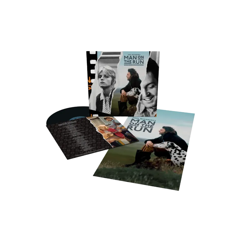 EMI Man on the Run vinyle 180g avec poster