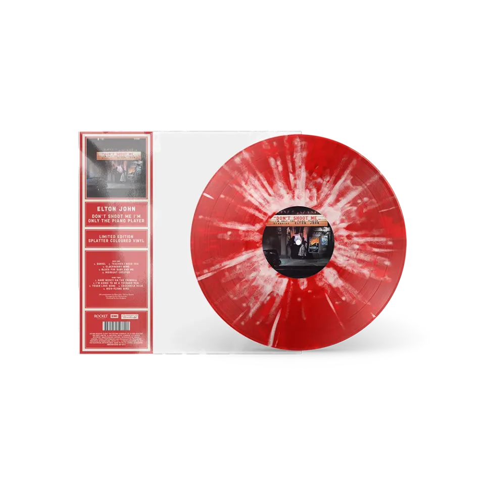 Elton John Don't Shoot Me I'm Only The Piano Player vinyle splatter