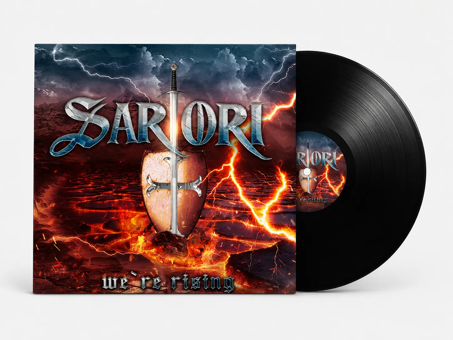 Sartori We're Rising vinyle LP Rockshots néoclassique