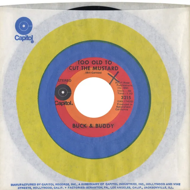 Omnivore Recordings Buck Owens Buddy Alan Too Old To Cut Mustard vinyle