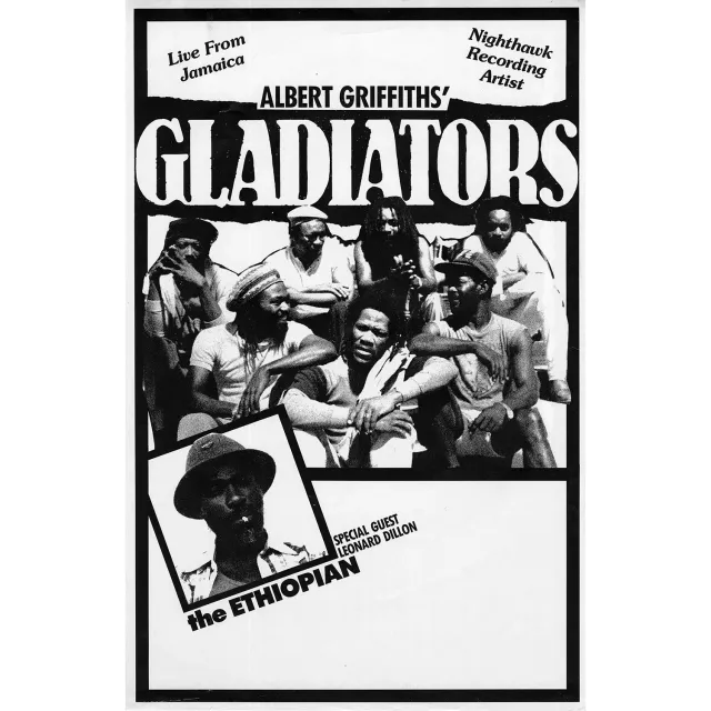 Gladiators Ethiopian Tour Poster affiche vintage originale