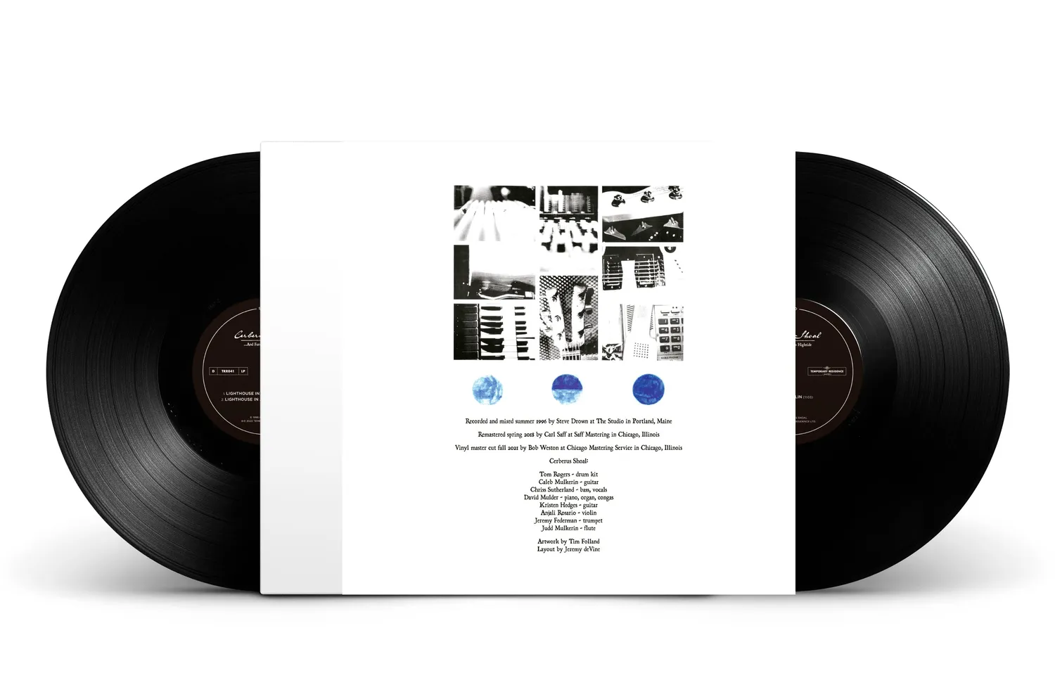 Temporary Residence Cerberus Shoal And Farewell To Hightide double vinyle bleu ciel