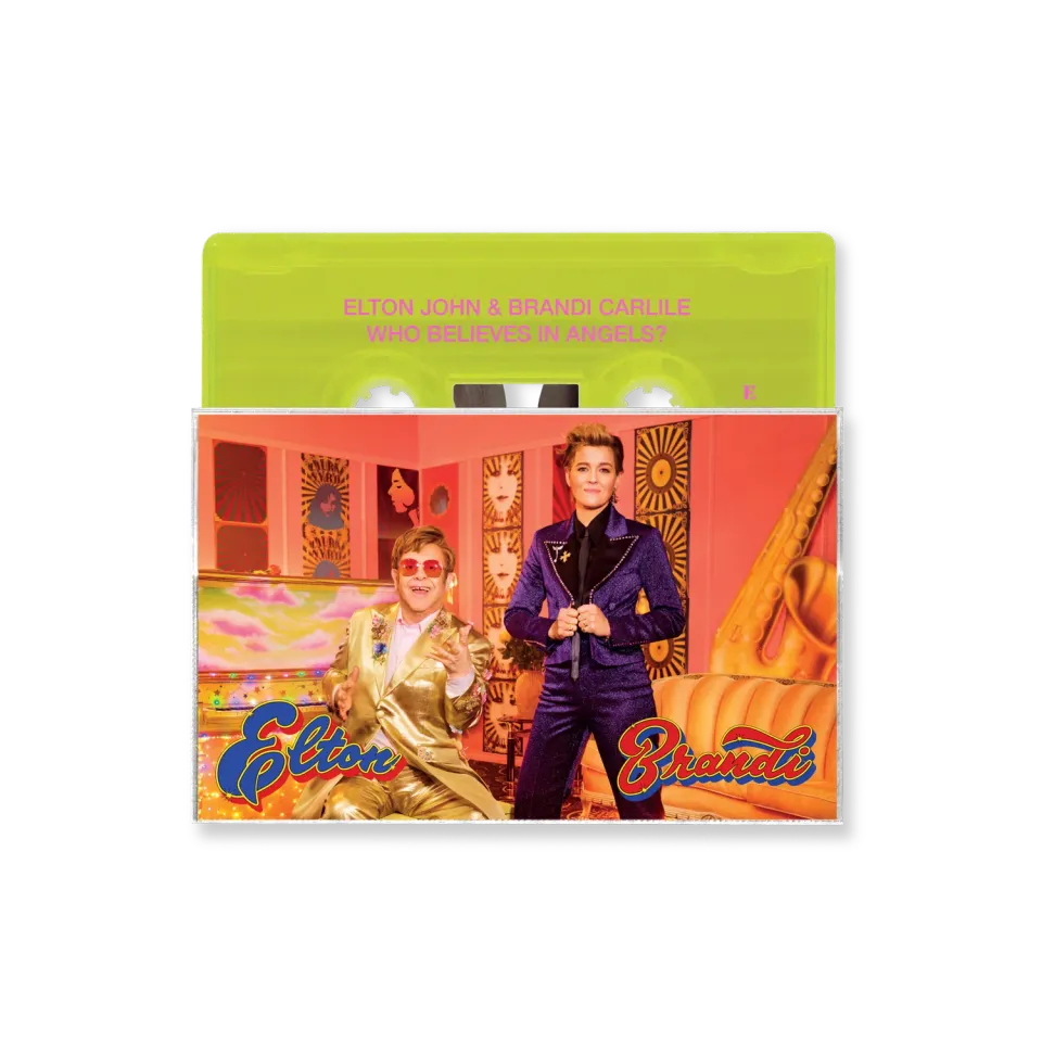 EMI Who Believes In Angels cassette jaune fluo limitée