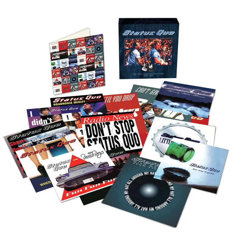 Status Quo Vinyl Singles 1990-1999 coffret 16x7" limité