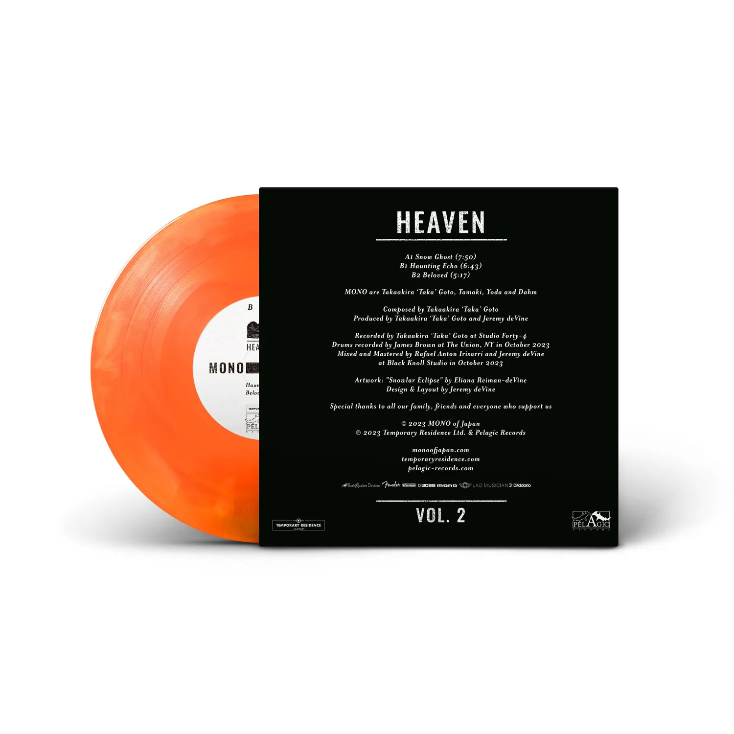 Temporary Residence MONO Heaven Vol.2 EP 10" Snowlar