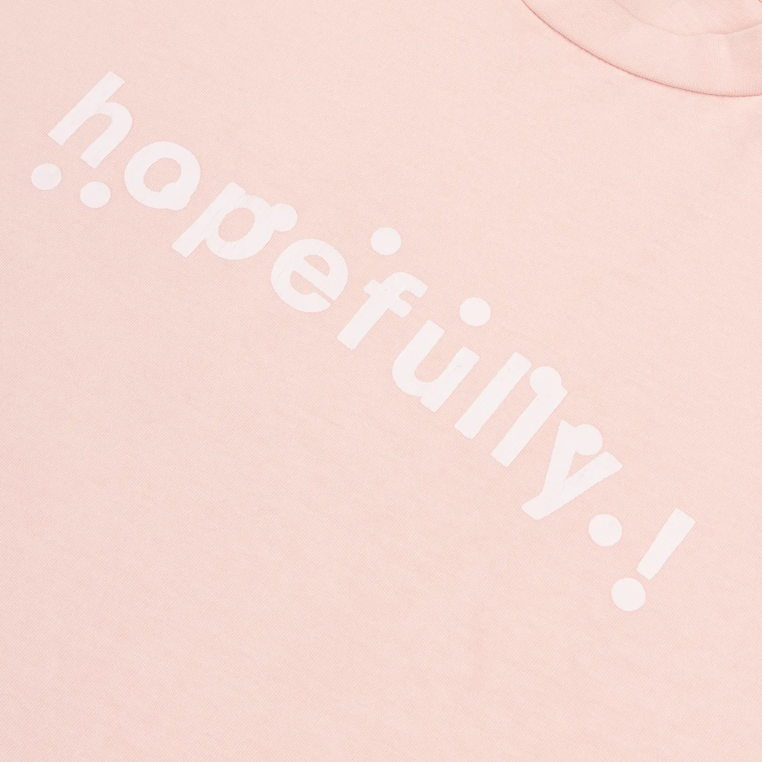 EMI Hopefully! t-shirt rose overdye coton
