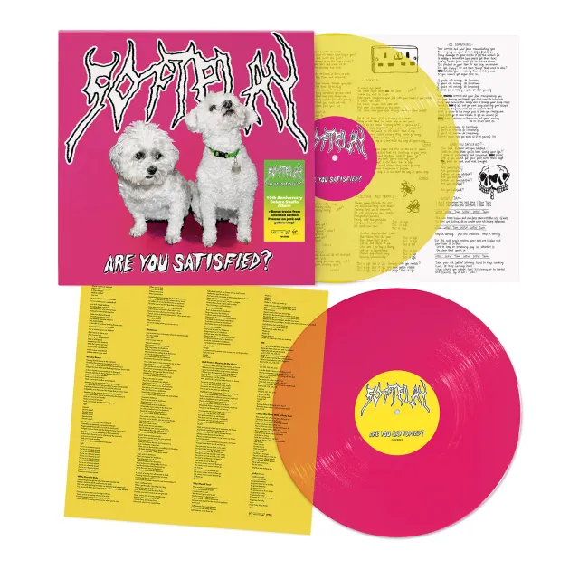 EMI Are You Satisfied double vinyle rose jaune 2LP