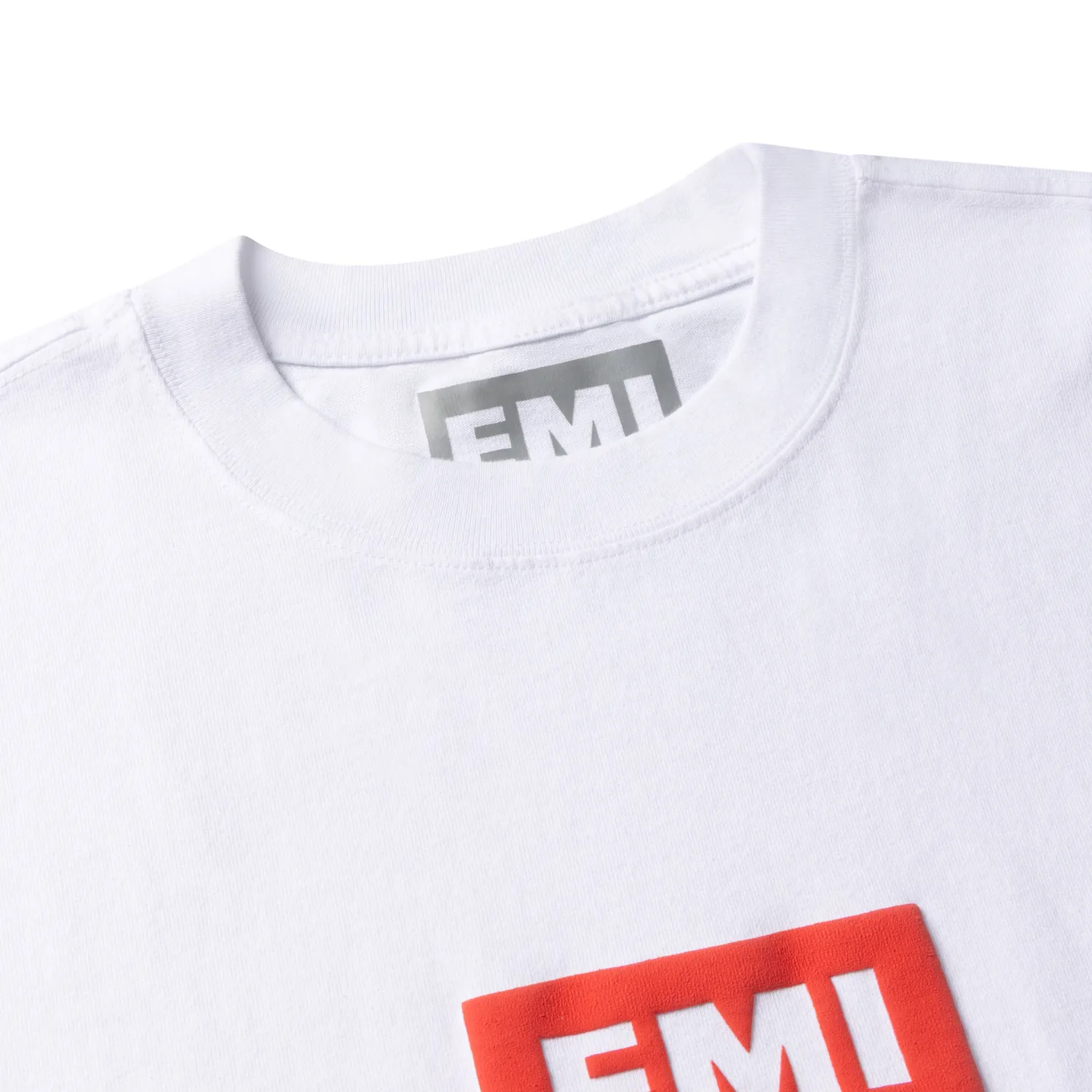 EMI Box Logo T-Shirt coton épais 240 g puff print