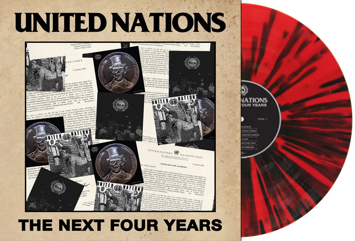 United Nations The Next Four Years vinyle LP noir
