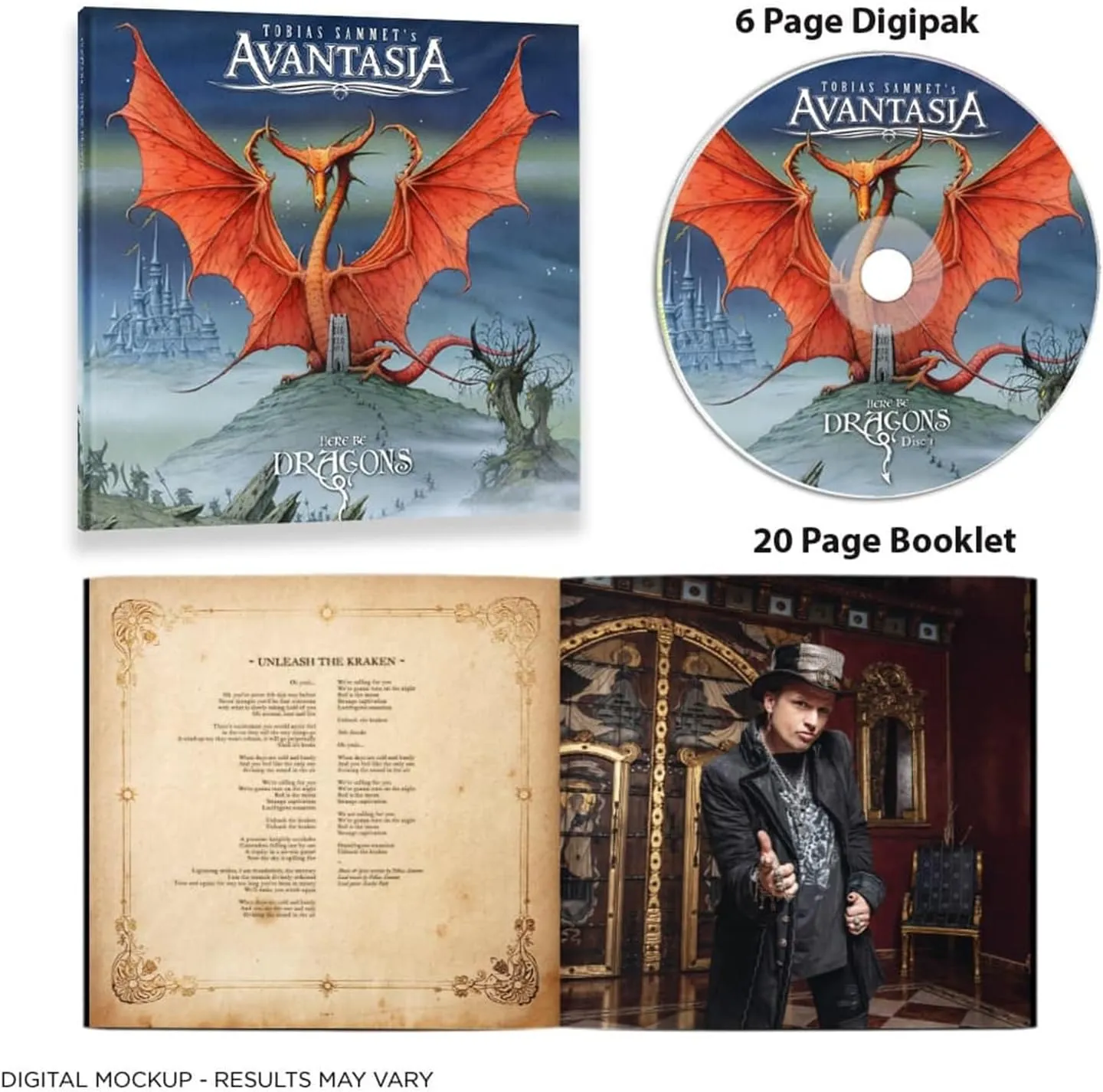 Avantasia Here Be Dragons CD symphonique
