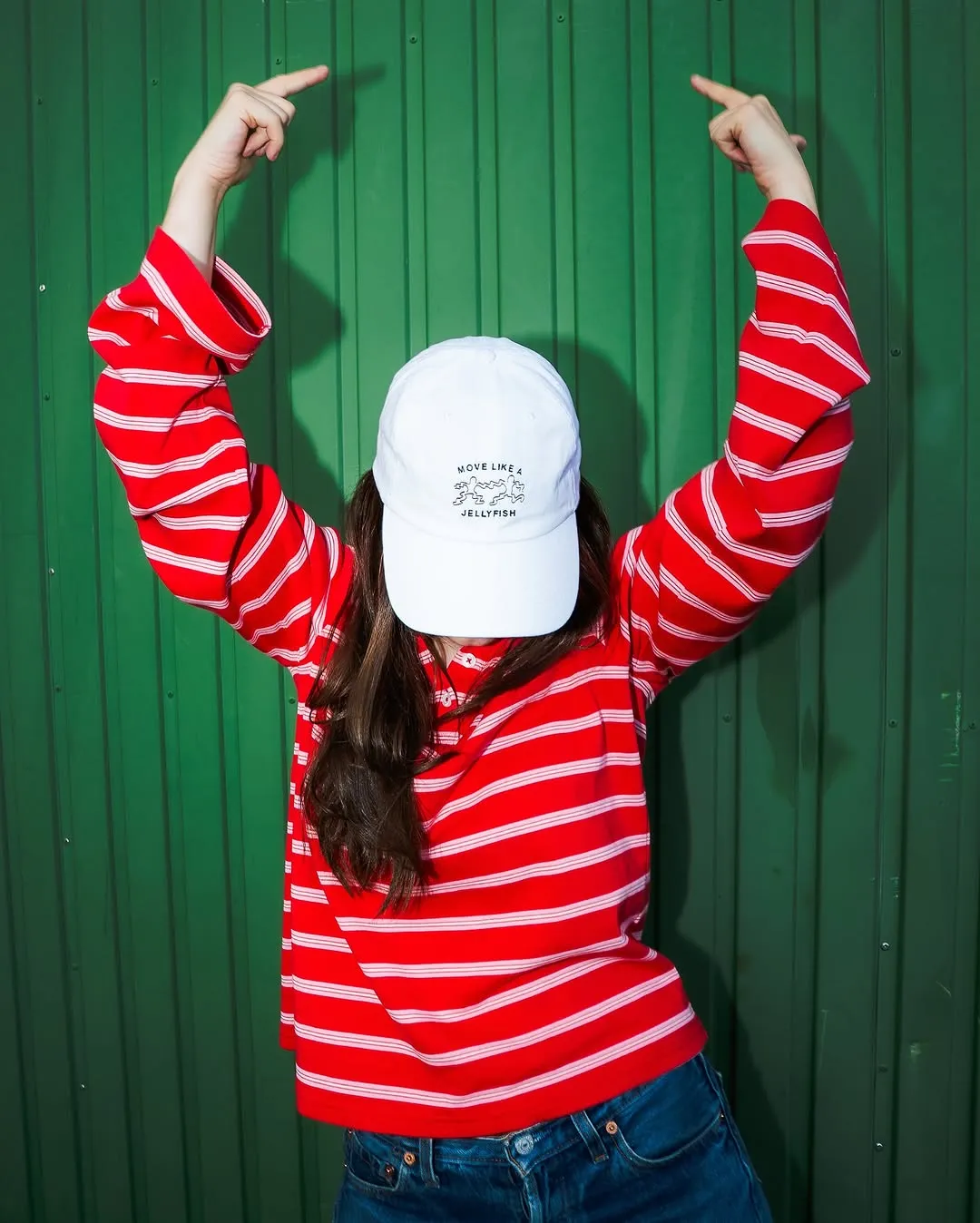 EMI Sigrid White Jellyfish casquette blanche brodée