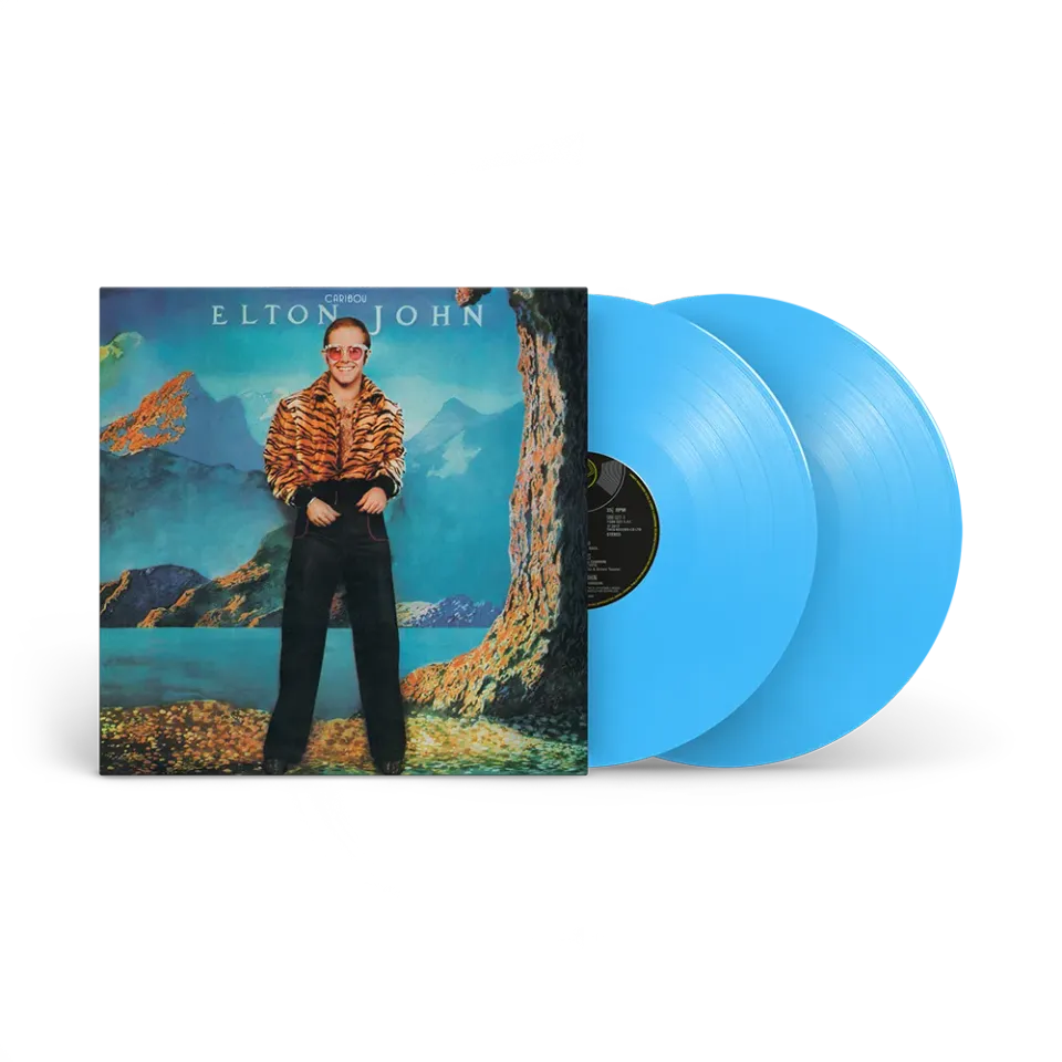 EMI Caribou double vinyle LP bleu ciel 50 ans