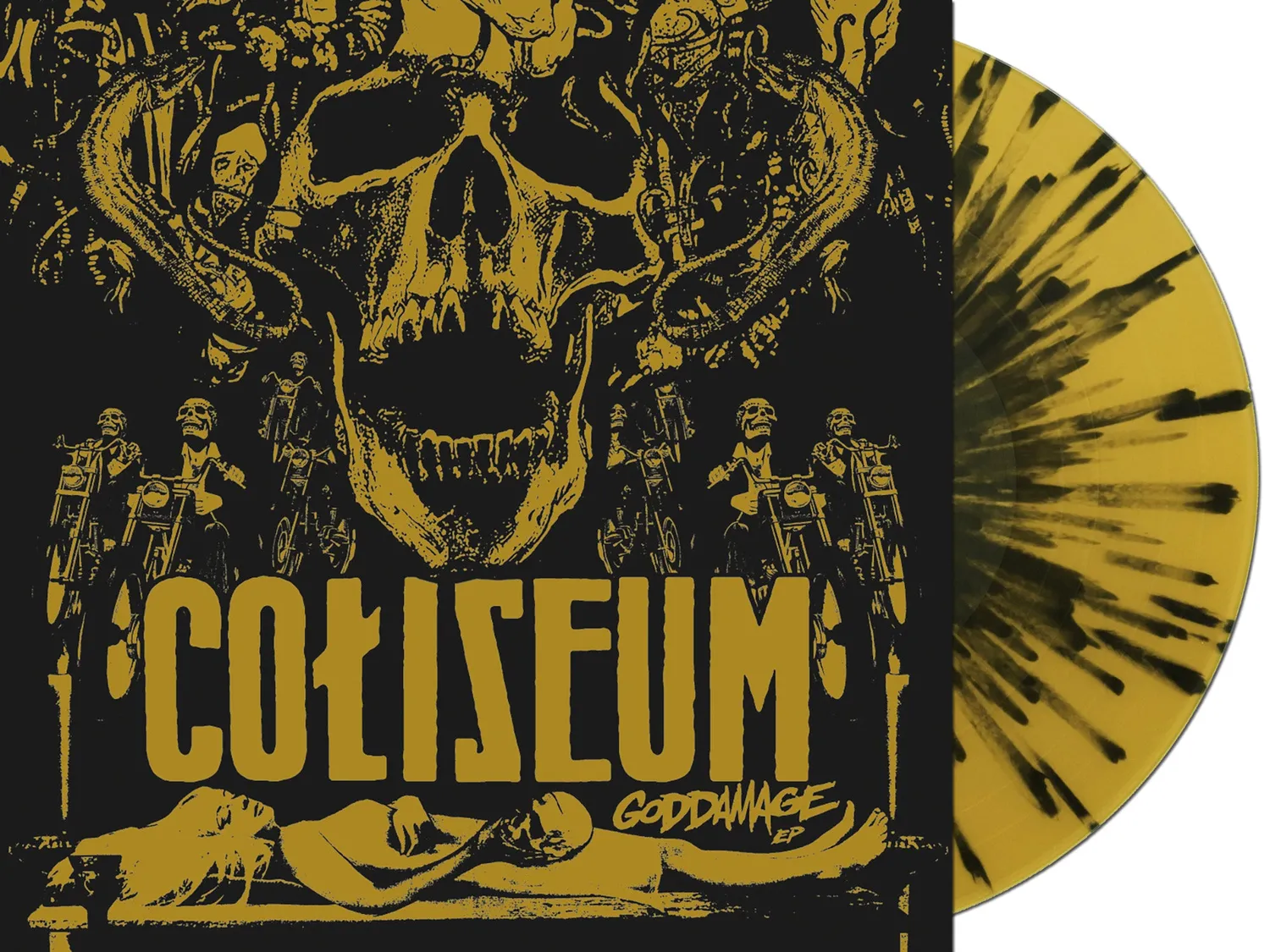 Temporary Residence Ltd. Coliseum Goddamage LP vinyle noir