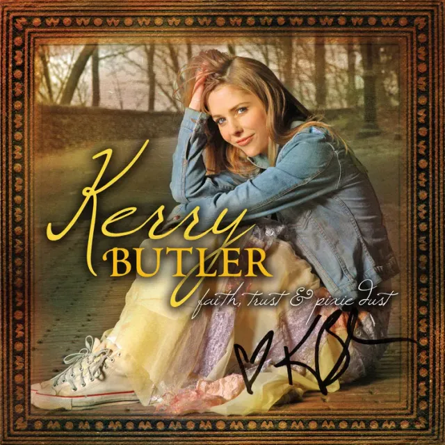 Center Stage Records Kerry Butler Faith Trust CD dédicacé Disney