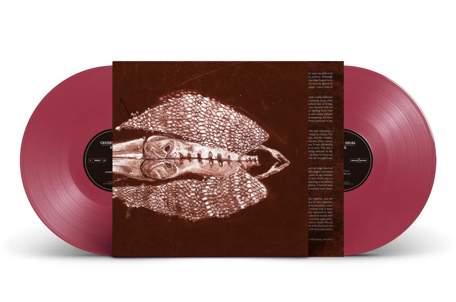 Cerberus Shoal Homb Anniversary vinyle 2LP rouge