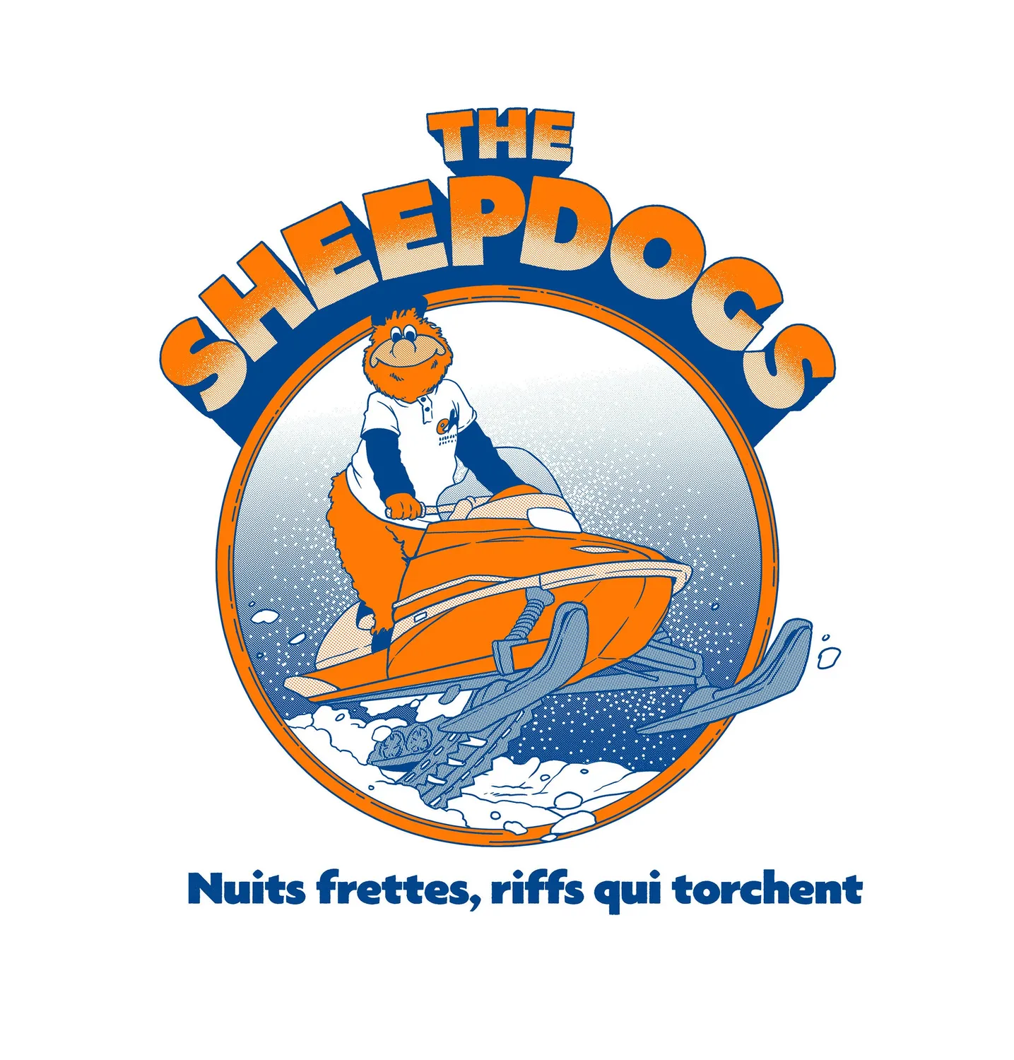 Sheepdogs Recording Co Youppi t-shirt ringer motoneige