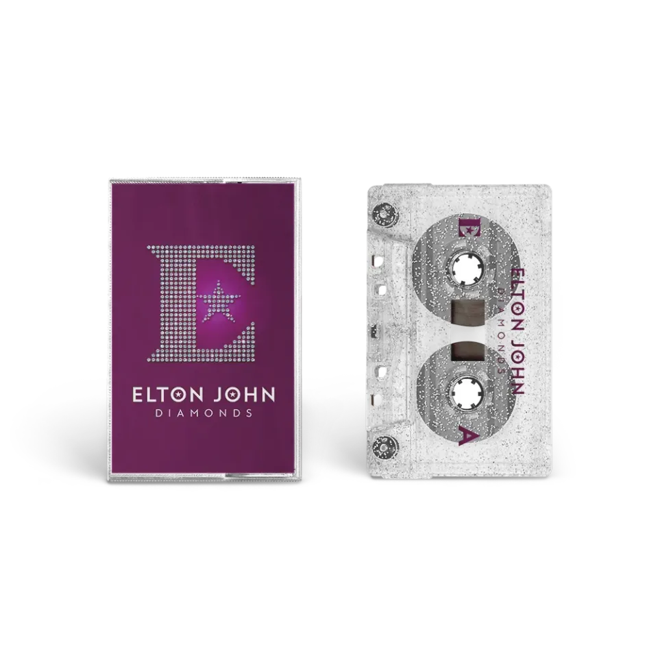 Elton John Diamonds cassette glitter 17 titres