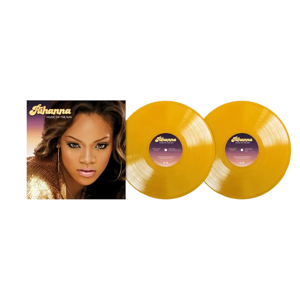 EMI Music Of The Sun Opaque Yellow 2LP vinyle jaune