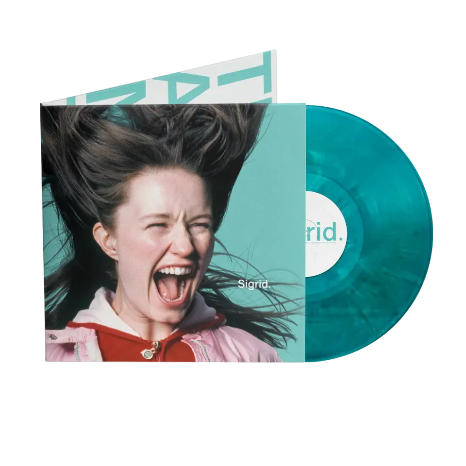EMI There s Always More LP marbré aigue-marine + carte