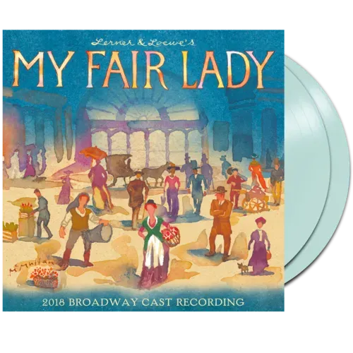 Center Stage Records My Fair Lady double vinyle bleu comédie musicale